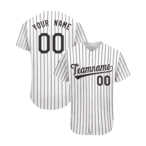 Classic Pinstripe Baseball Jersey